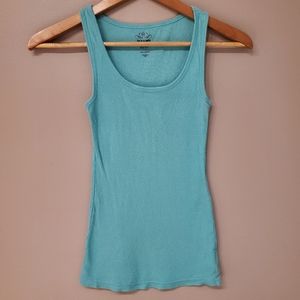 Old Navy Ribbed Tank Top - Aqua Blue